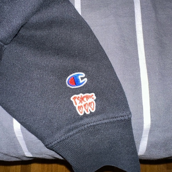 Champion X Psychic hoodie. Vintage - Picture 3 of 4